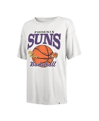 '47 Brand Women's White Phoenix Suns City Edition Down Court Sadie T-Shirt