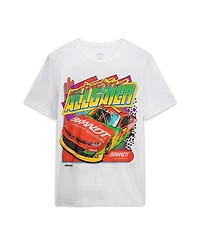 Jr Motorsports Official Team Apparel Men's White Justin Allgaier Brandt T-Shirt