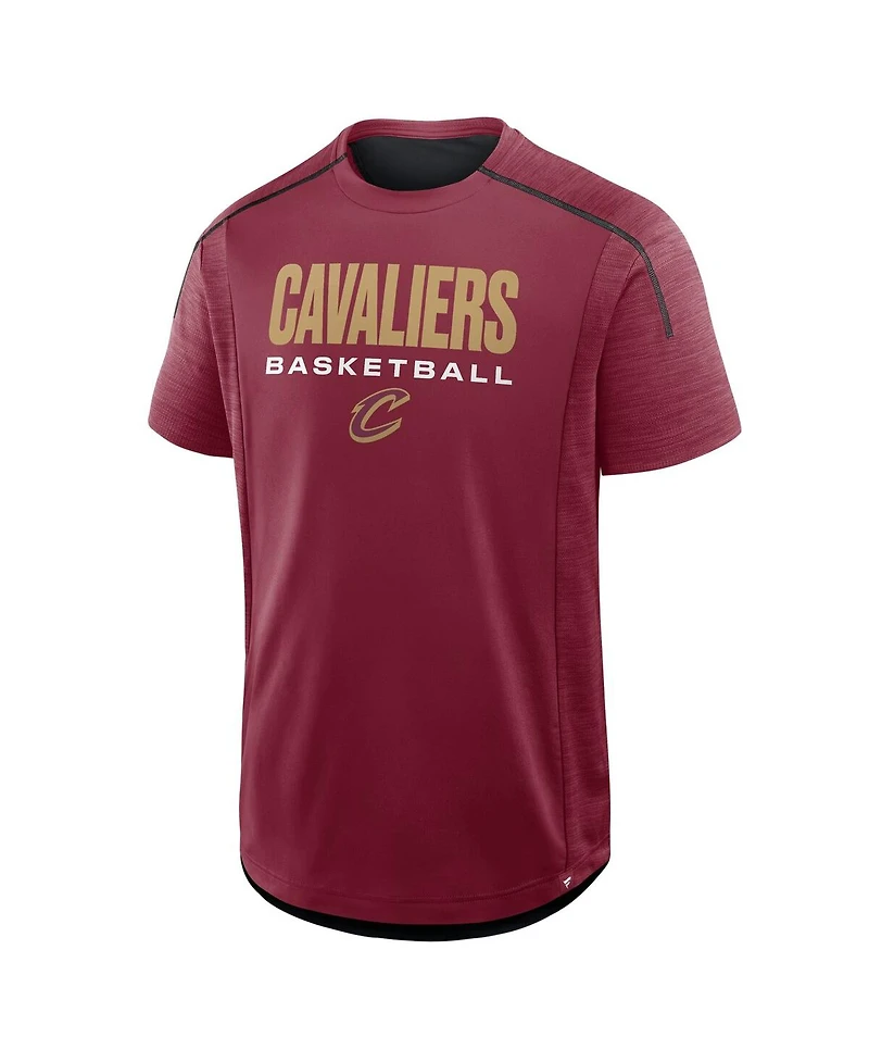 Fanatics Men's Wine Cleveland Cavaliers Inbound Pass Play Practice T-Shirt