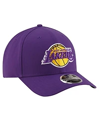 New Era Men's Purple Los Angeles Lakers 9FORTY Stock M-Crown Adjustable Hat