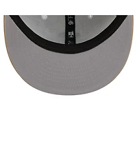 New Era Men's White/Gold Boston Celtics 2025/26 City Edition 9FIFTY Snapback Hat