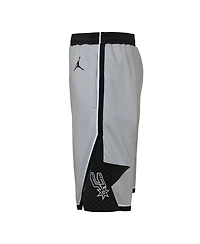 Jordan Big Boys and Girls Silver San Antonio Spurs Authentic Statement Edition Swingman Shorts