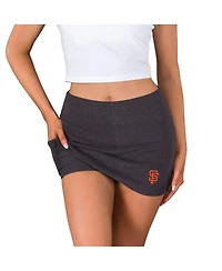 Concepts Sport Women's Charcoal San Francisco Giants Centerline Knit Skort