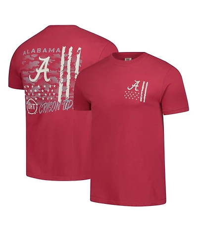 Image One Men's Crimson Alabama Tide Comfort Colors Oht Camo Overlay T-Shirt