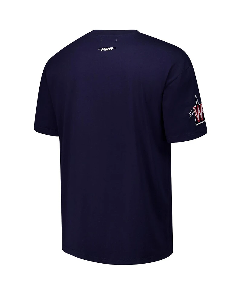 Pro Standard Men's Navy Washington Nationals Turn It Up Dropped Shoulder T-Shirt
