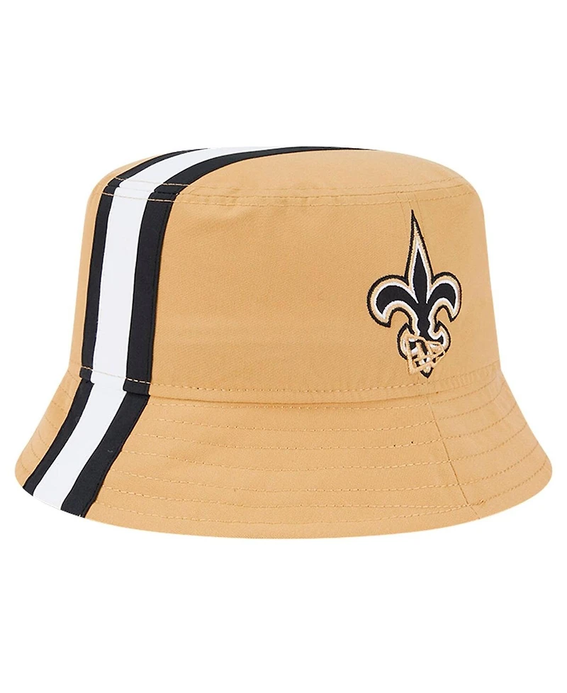 New Era Men's Gold Orleans Saints Helmet Bucket Hat
