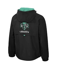 Stadium Essentials Men's and Women's Black/Mint New York Liberty Legends Challenger Quarter-Zip Jacket