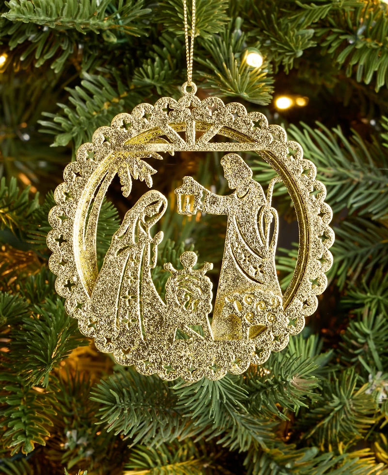 Holiday Lane Blessed Holy Family Silhouette Ornament, Macy's Exclusive
