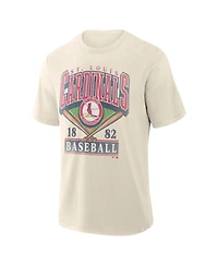Fanatics Men's Profile Cream St. Louis Cardinals Big & Tall Screen Print T-Shirt