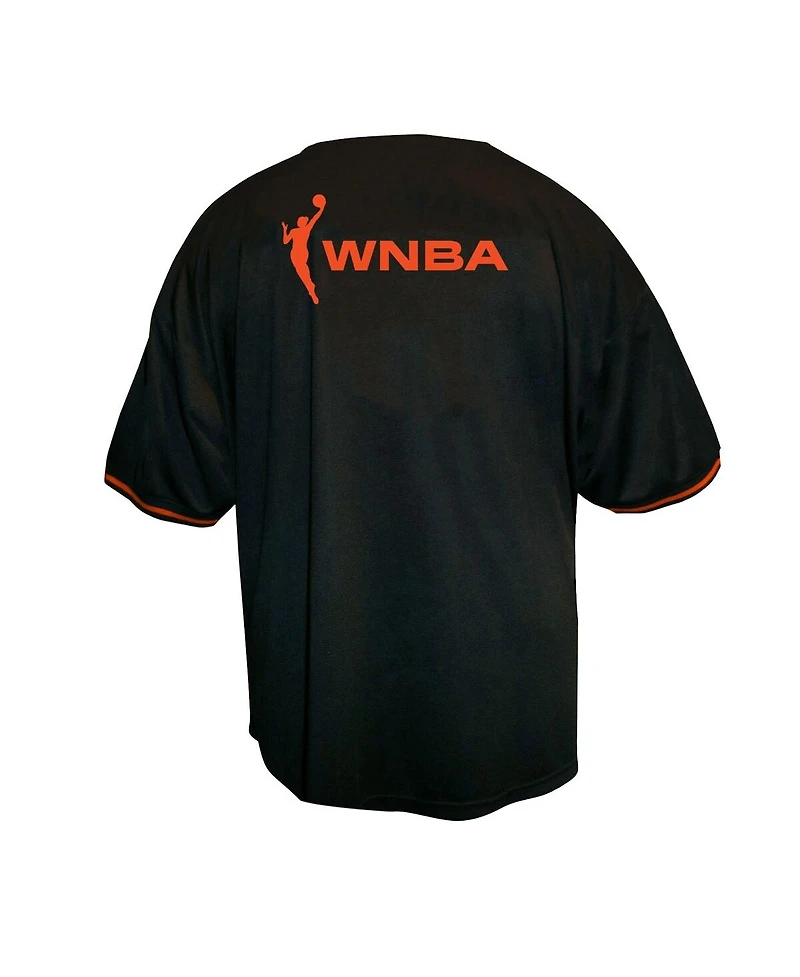 Fanatics Men's Black Wnba Big & Tall Full-Button Fashion Jersey