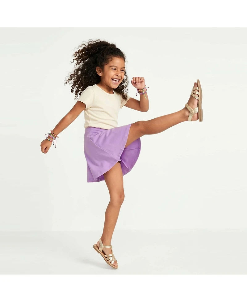 Mightly Big Girl's Fair Trade Organic Cotton Pocket Skort