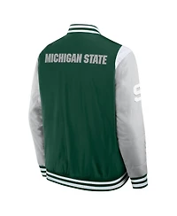Fanatics Men's Green Michigan State Spartans Elements Elite Full-Snap Jacket