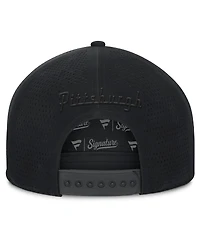 Fanatics Men's Black Pittsburgh Penguins Front Office Adjustable Hat