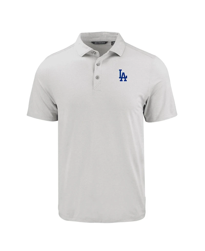 Cutter & Buck Men's White Los Angeles Dodgers Coastline Epic Comfort Eco Polo Shirt