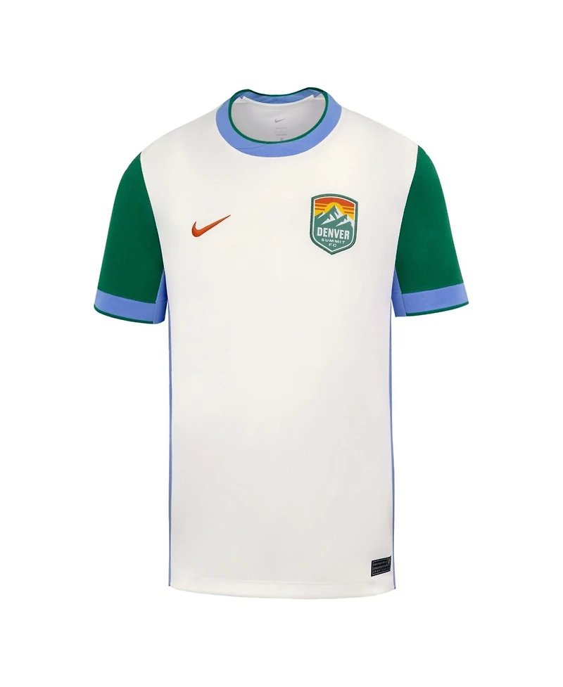 Nike Big Boys and Girls Cream Denver Summit Fc 2026 Primary Stadium Replica Jersey
