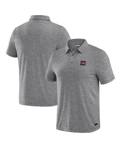 J. Palmer Men's Black Cincinnati Bengals Four Down Polo Shirt