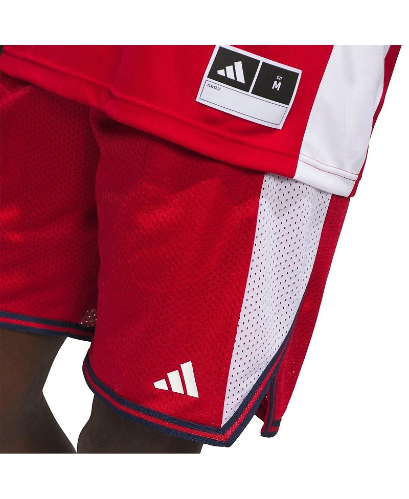Adidas Men's Red St. John's Storm Replica Swingman Shorts