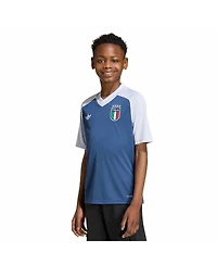 Adidas Big Boys and Girls Blue Italy National Team 2026 Pre-Match Jersey