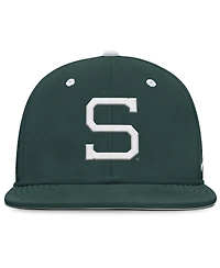 Nike Men's Green Michigan State Spartans Dugout True Dri-fit Fitted Hat