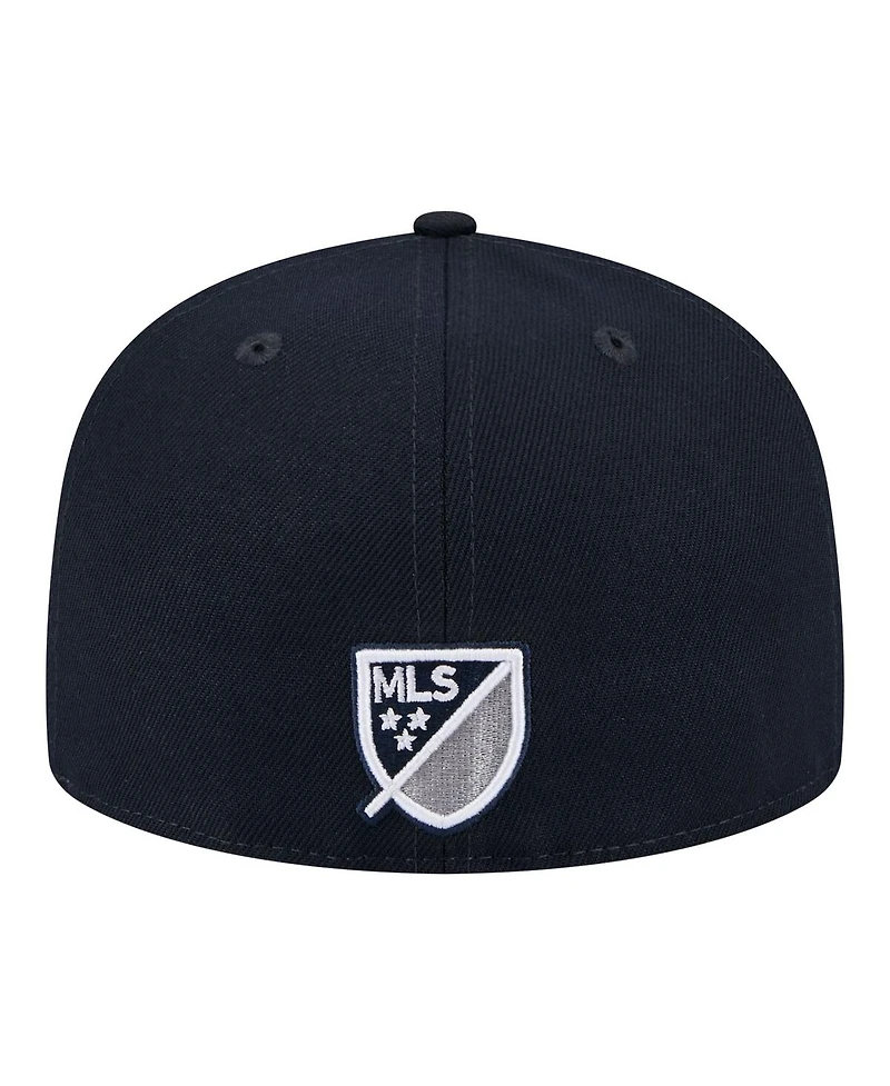 New Era Men's Navy San Diego Fc Kickoff 59FIFTY Fitted Hat