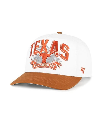 '47 Brand Men's White Texas Longhorns Prime Play Hitch Adjustable Hat