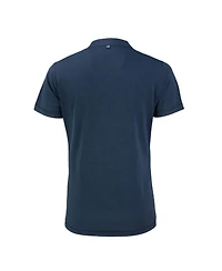 Cutter & Buck Women's Heather Navy Philadelphia Phillies Forge Stretch Blade DryTec V-Neck Polo Shirt