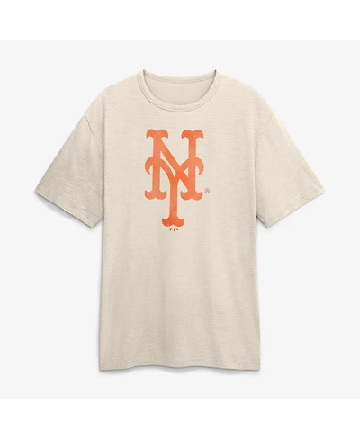 Fanatics Men's Cream New York Mets Stadium Slub T-Shirt
