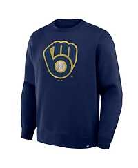 Fanatics Men's Navy Milwaukee Brewers Legacy Sweatshirt