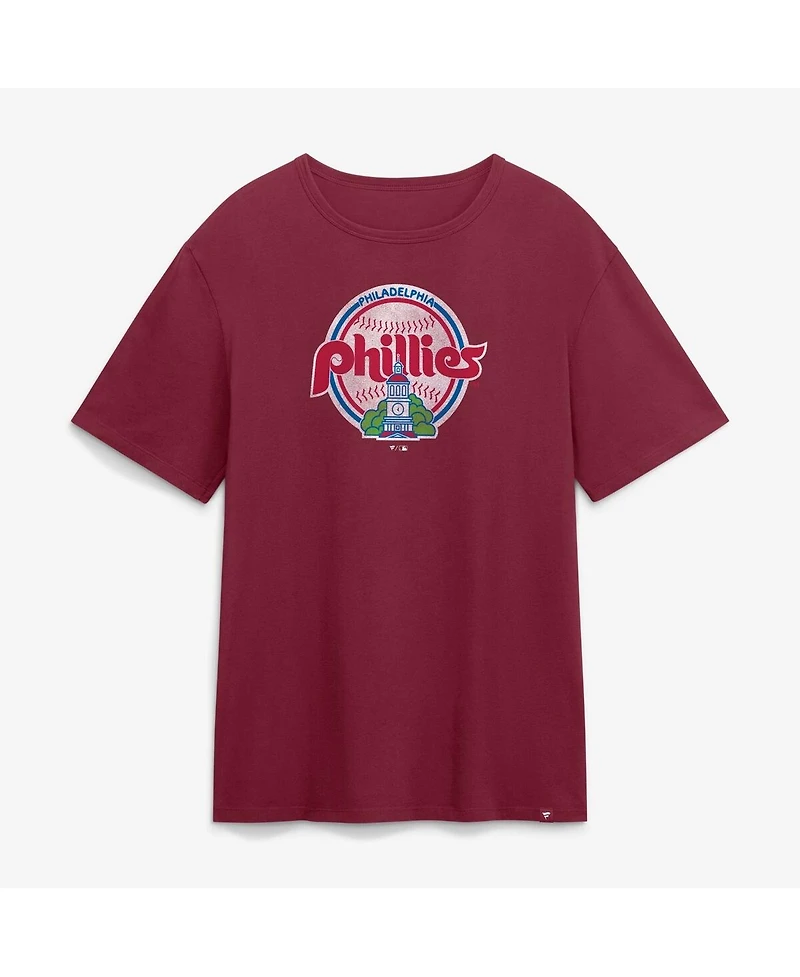 Fanatics Men's Burgundy Philadelphia Phillies Alternate Logo Legacy T-Shirt