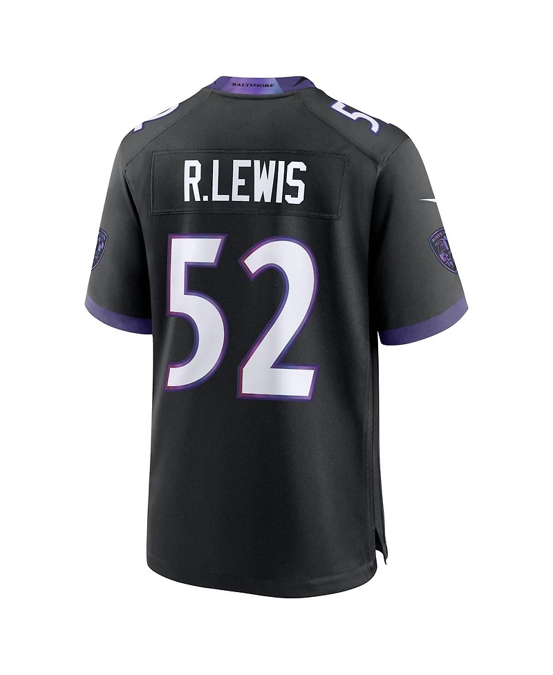 Nike Men's Ray Lewis Black Baltimore Ravens Alternate Retired Player Game Jersey