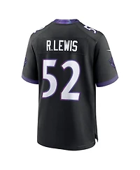 Nike Men's Ray Lewis Black Baltimore Ravens Alternate Retired Player Game Jersey