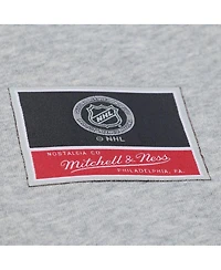 Mitchell & Ness Women's Heather Gray Anaheim Ducks Hockey Night Sweatshirt