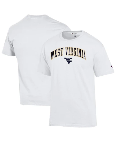 Champion Men's White West Virginia Mountaineers Arched Logo T-Shirt