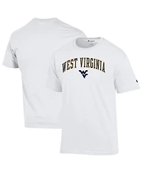 Champion Men's White West Virginia Mountaineers Arched Logo T-Shirt