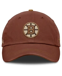 Fanatics Men's Brown Boston Bruins Fall Leaves Timber Adjustable Hat
