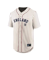 Fanatics Men's Cream England National Team Oversized Baseball Jersey