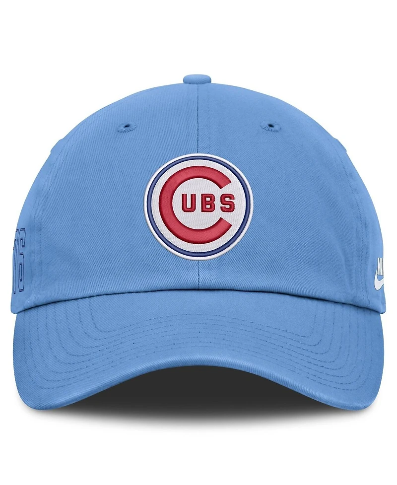 Nike Men's Light Blue Chicago Cubs Cooperstown Club Adjustable Hat