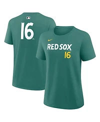 Nike Women's Jarren Duran Green Boston Red Sox City Connect Name and Number T-Shirt