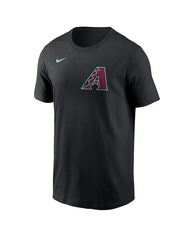 Nike Men's Corbin Carroll Black Arizona Diamondbacks Name and Number T-Shirt