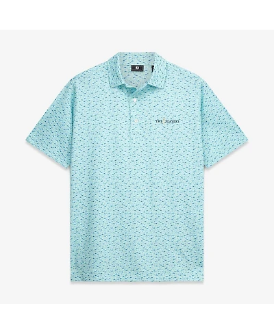 FootJoy Men's Mint The Players All Over Print ProDry Polo Shirt