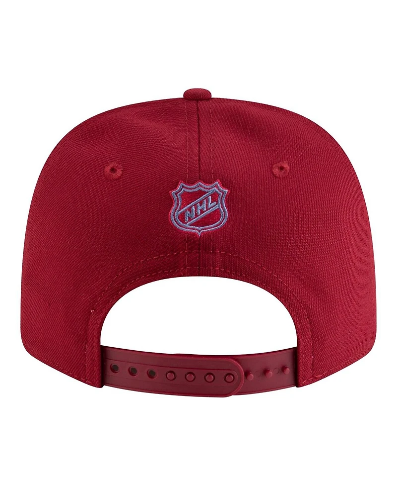 New Era Men's Burgundy Colorado Avalanche 9SEVENTY Stretch-Snap Adjustable Hat
