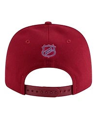 New Era Men's Burgundy Colorado Avalanche 9SEVENTY Stretch-Snap Adjustable Hat