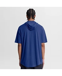 Nike Men's Royal Los Angeles Dodgers Arched Wordmark Tri-Blend Hooded T-Shirt