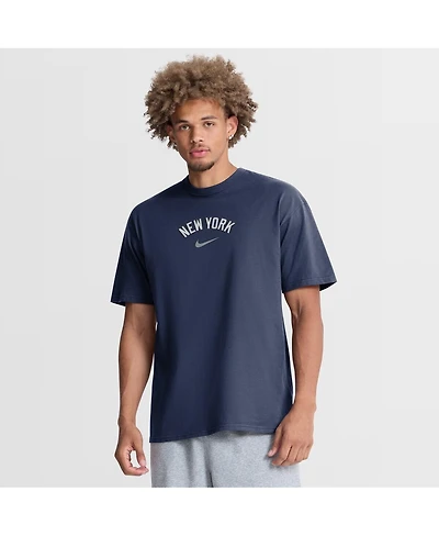 Nike Men's Navy New York Yankees City Name Max90 T-Shirt