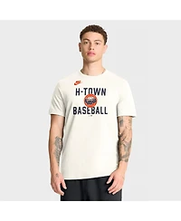 Nike Men's Cream Houston Astros Cooperstown Collection ‘70s-Inspired T-Shirt