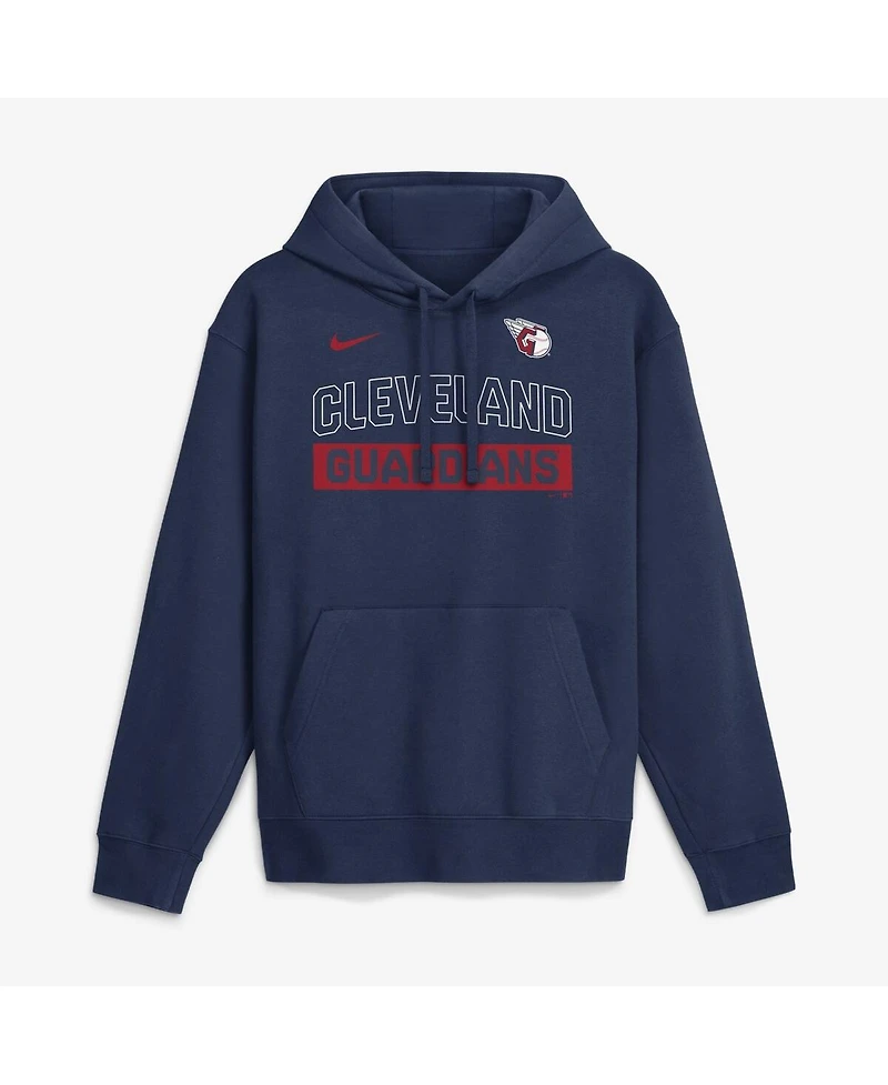 Nike Men's Navy Cleveland Guardians Primetime Club Hoodie