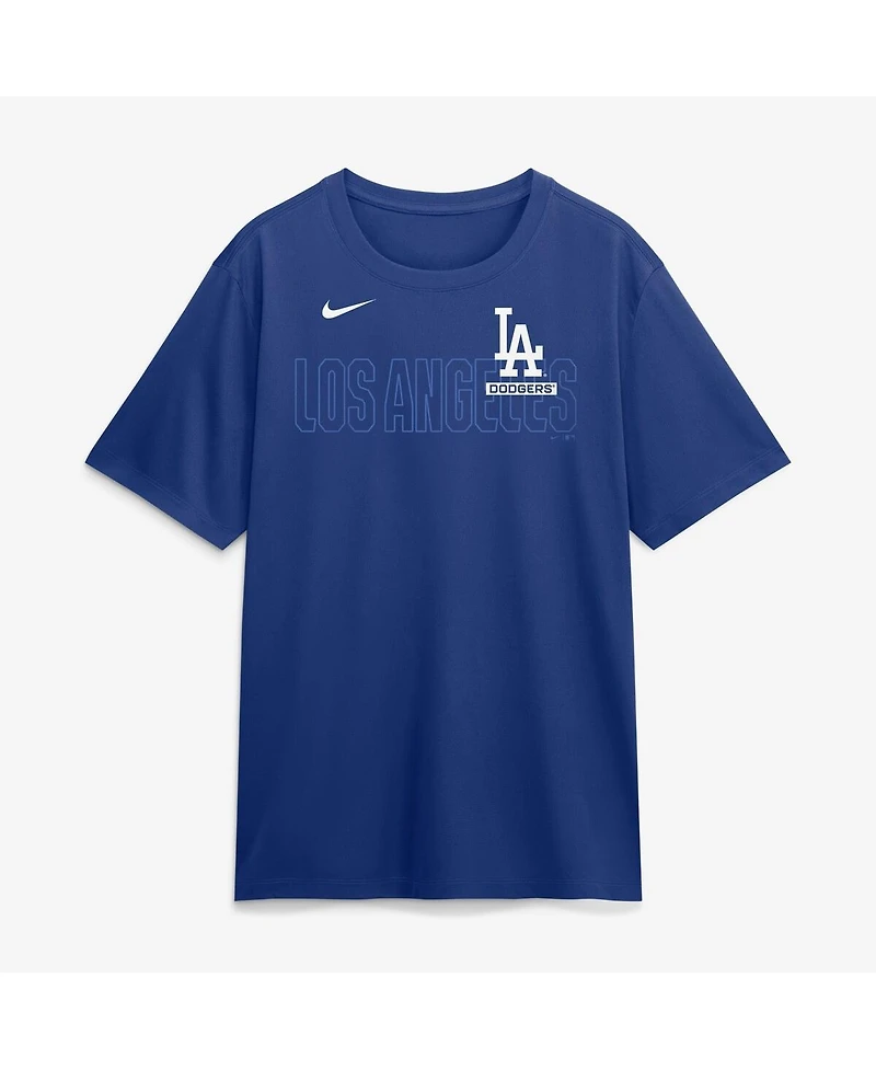 Nike Men's Royal Los Angeles Dodgers Knockout Team Legend Dri-fit T-Shirt