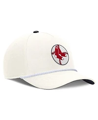 Nike Men's Cream Boston Red Sox Cooperstown Rise Adjustable Hat
