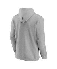 Logo Athletic Men's Heather Gray Edmonton Oilers Essential Hoodie