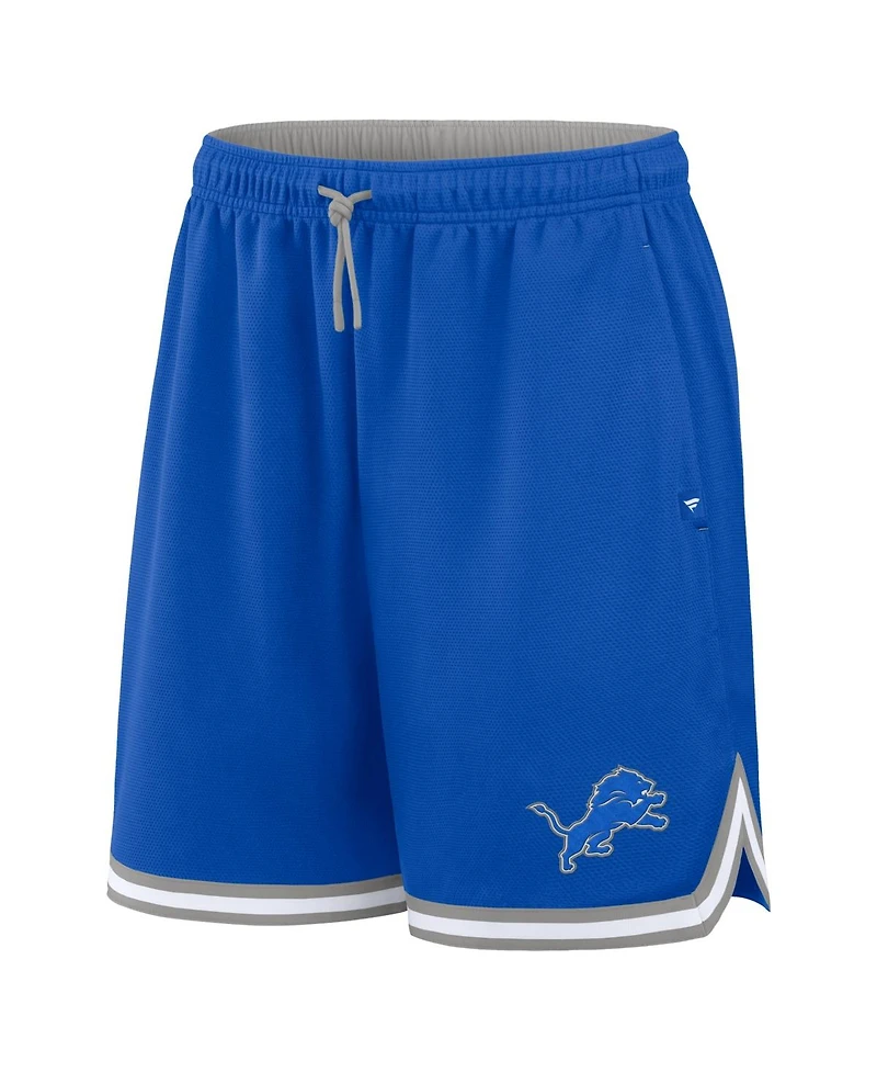 Fanatics Men's Blue Detroit Lions Fearless Drive Shorts